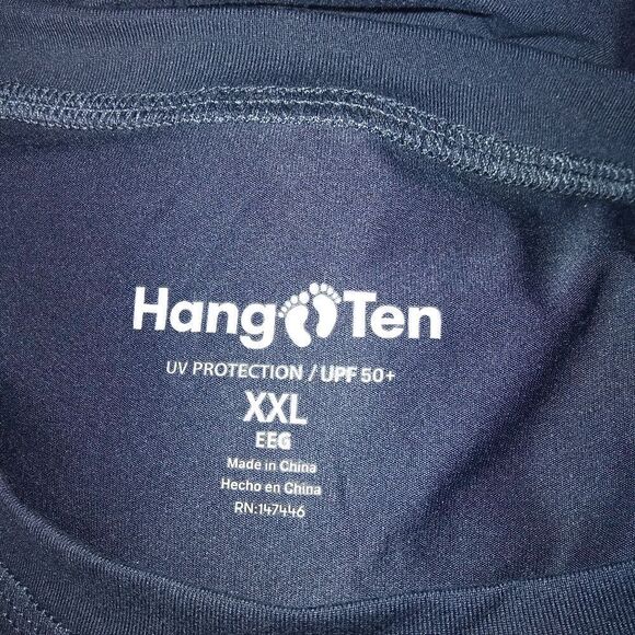 Hang Ten Men's XXL Blue Long Sleeve Tee UPF 50+ - Picture 4 of 5